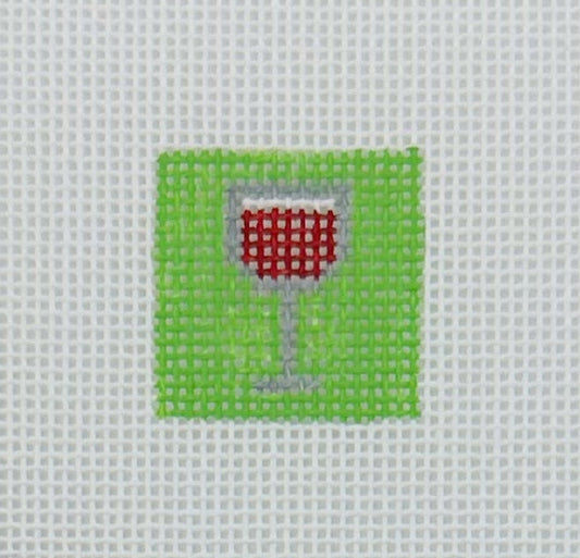 543 - Red Wine 1 Inch Square