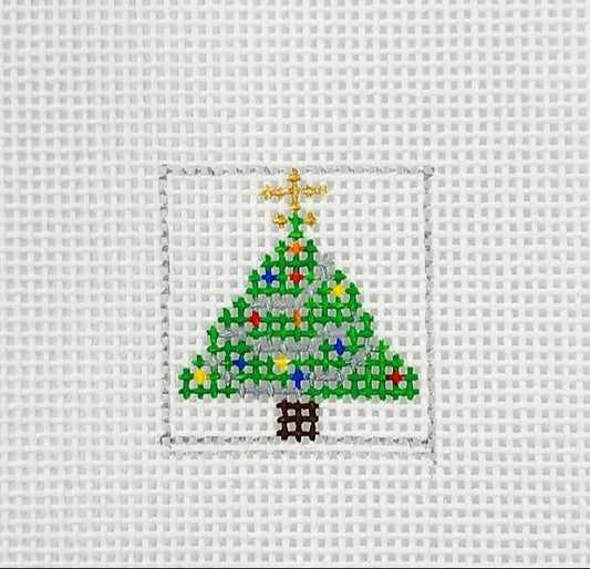 510 -  Christmas Tree 1 Inch Square