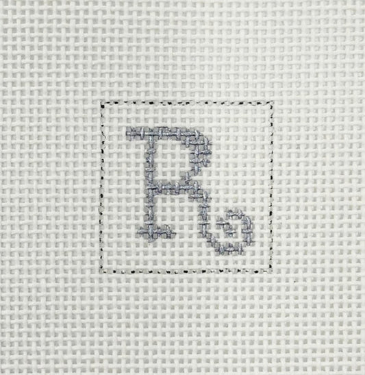 Letter R 1 Inch Square