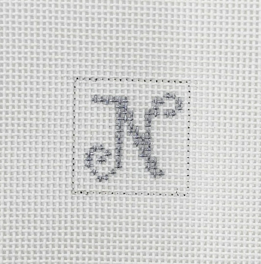 Letter N 1 Inch Square