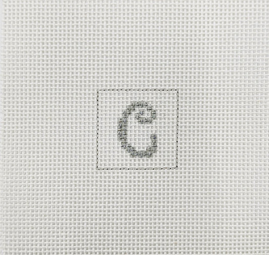 Letter C 1 Inch Square