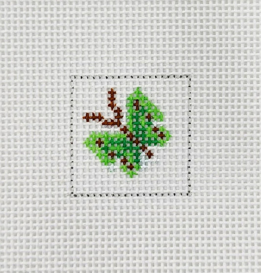 555OKS - Green Butterfly 1 Inch Square