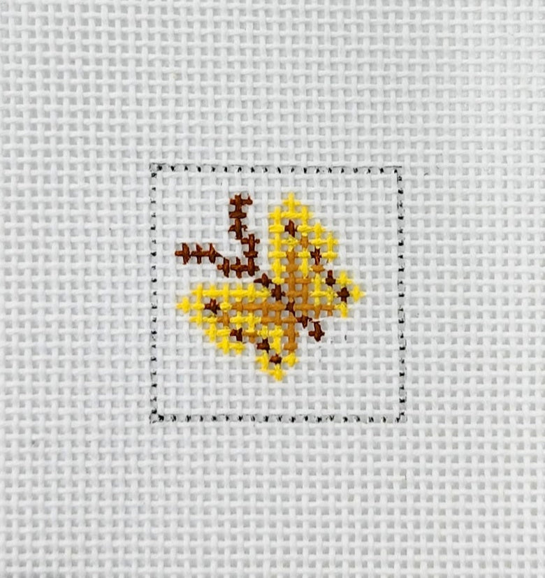 556OKS - Yellow Butterfly 1 Inch Square