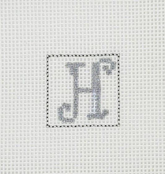 626 - Letter H 1 Inch Square