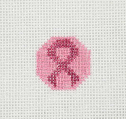 579 Pink Ribbon 1 Inch Square