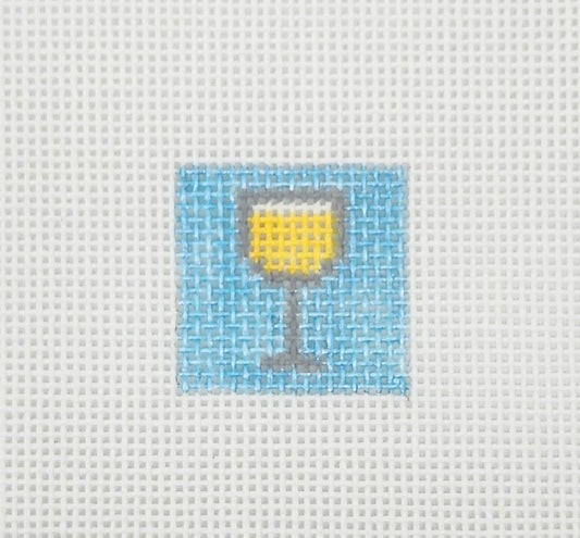 542 - White Wine 1 Inch Square