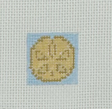 537 - Sand Dollar 1 Inch Square