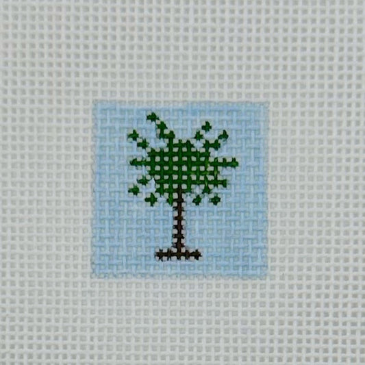 587 - Palm Tree 1 Inch Square