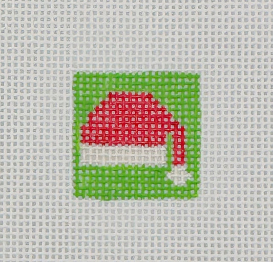 500 - Santa Hat 1 Inch Square