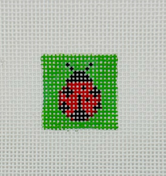 554 - Ladybug Round 1 Inch Square