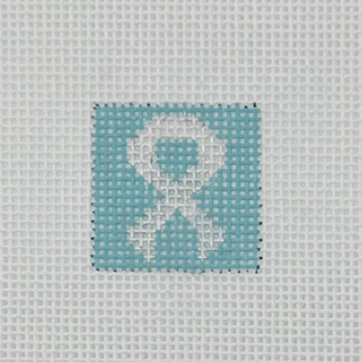 578 - White Ribbon 1 Inch Square